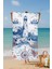 Deniz Feneri Desenli Desenli Pamuk Plaj Havlusu – Desenli Tasarım – 75X150 cm 2