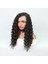 Siyah Yoğun Dalgalı Orta Boy Fiber Sentetik Tül Peruk 4