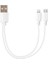 HY-X114 2in1 20CM 3A USB Lightning + Micro Beyaz Şarj Kablosu 1