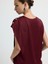 Kolsuz Saten Bluz Bordo 11545730000 2