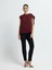 Kolsuz Saten Bluz Bordo 11545730000 3