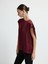 Kolsuz Saten Bluz Bordo 11545730000 5