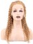 Afro Dalga Front Lace Gerçek Tül Peruk / Altın Karamel / 60/65CM 2