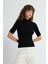 Fitilli Triko Bluz Siyah 11545626000 4