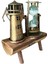 Hediyelik Eşya Retro Ahşap Deniz Feneri Kum Saati Biblo - M090K369-R88090 3