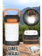 Güneş Enerjili LED Lamba Kamp Lambası Katlanabilir Lamba USB Şarjlı - M722R174-K74722 3