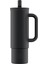 Straw Cup Tuxedo Black Pipetli Paslanmaz Çelik Termos 800 ml 1