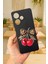 Infinix Hot 30 Uyumlu Kiraz Leopar Fiyonk Desenli Silikon Darbe Emici Rubber Kılıf 1