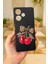 Infinix Hot 30 Uyumlu Kiraz Leopar Fiyonk Desenli Silikon Darbe Emici Rubber Kılıf 2