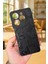 Infinix Hot 40 Uyumlu Siyah Kelebek Desenli Silikon Darbe Emici Klasik Korumalı Rubber Kılıf 1