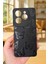Infinix Hot 40 Uyumlu Siyah Kelebek Desenli Silikon Darbe Emici Klasik Korumalı Rubber Kılıf 2