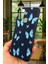 Samsung Galaxy A21S Uyumlu Mavi Kelebek Desenli Silikon Darbe Emici Klasik Korumalı Rubber Kılıf 4
