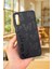 Samsung Galaxy A50 Uyumlu Siyah Kelebek Desenli Silikon Darbe Emici Klasik Korumalı Rubber Kılıf 1