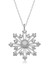 Gümüş İncili Kar Tanesi Kadın Kolye 1