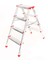 Alüminyum Çift Çıkışlı 4 Basamaklı Merdiven (91 Cm) (Accm.02) 1