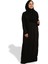 Siyah Iki Parça Namaz Elbisesi Viskon Düz 2504_01 1