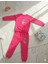 8-9 Yaş Baskılı Kız Çocuklar Için Penye Kumaş Pijama Takımı 2