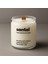 : Santal : Cam Kavanozda Kokulu %100 Soya Mum (Sandal Ağacı, Papirus, Kakule, Amber, Menekşe, Incir) 2