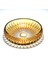 Kesme Kristal Dekor 28 cm Amber Sofra Sunum Kasesi 3