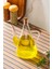 Çoş Pin Damlatmaz Borosilikat Cam Yağlık 500 ml - Şeffaf Sızdırmaz Zeytinyağlık Sirkelik (1 Adet) 1