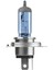 Ampul H4 12V 55 60W Tırnaklı Far 43T %10 Fazla Isık Beyaz Cıft Uyumlu 2