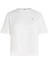 Modern Interlock Boxy Ss Tee Kadın Beyaz T-Shirt - WW0WW47458 1