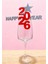 Yeni Yıl Temalı "happy New Year 2026" Kadeh Süsü - Yılbaşı Dekoru 2