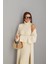 Ekru Triko Elbise Ceket Takım 1