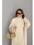 Ekru Triko Elbise Ceket Takım 4