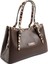 Kahve - Vizon - Leopar SP1252 Kadın El Çantası 2