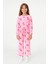 Kız Çocuk Pijama Altı Beli Lastikli Tavşan Baskılı 1