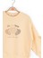 Kız Çocuk 4-8 Yaş Kalp Baskılı Sweatshirt Somon 4
