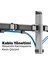 STD55024S Basic 17"-32" Geniş Aralıklı Hareketli Vesa Çift Kol Monitör Tutucu 5