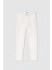 Kız Çocuk 10-18 Yaş Skinny Fit Pantolon 6511 Ekru 2