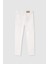 Kız Çocuk 10-18 Yaş Skinny Fit Pantolon 6511 Ekru 3