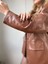Kahve Deri Blazer Ceket 6