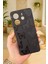 Xiaomi Redmi Note 14 Siyah Kelebek Desenli Silikon Darbe Emici Klasik Korumalı Rubber Kılıf 1