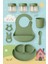 Bebek Beslenme Seti Mit Yeşili 9 Parça Silikon Mama Set 1
