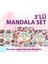 Set Mandala Renk Renk Desenler Çiçekler Hayvanlar 1