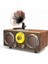 Gramafon Görünüm Ahşap Nostalji Radyo,bluetooth Özellikli Gramafon Nostaljik Radyo 1