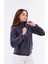 Kadın Slim Fit Tam Fermuarlı Polar Ceket 4