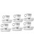 Aurelia Silver 12 Parça 6 Kişilik Kahve Fincan Takımı 90 ml 3