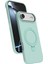 Mtxdpn Newface Apple Iphone 17 Air Regal Magsafe Standlı Kapak - Su Yeşili 1