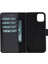 Apple iPhone 11 Uyumlu Deri Cüzdanlı Kılıf Siyah 4