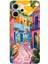 Oppo Reno 14F Uyumlu Renkli Sanat Sokak Silikon Kılıf 1