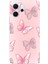 Oppo Reno 14F Uyumlu Pembe Kelebekler Baskılı Silikon Kılıf 1