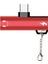 Anahtarlık USB Type C 3.5mm Kulaklık ve Şarj Dönüştürücü Başlık ADAPTÖR-(1903) 1