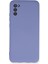 Samsung Galaxy A03S Kılıf Nano Içi Kadife Silikon - Lila (K95) 1