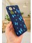 Xiaomi Redmi Note 13 Pro 5g Mavi Kelebek Desenli Silikon Darbe Emici Klasik Korumalı Rubber Kılıf 5