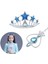 Bfs Karlar Ülkesi Elsa Yıldız Mavi Taç ve Elsa Asa Seti 2 Parça 1